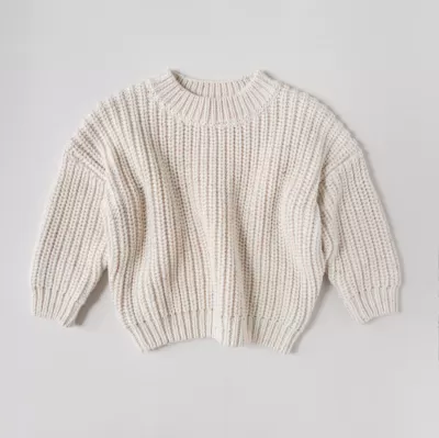 Speckled Cotton Sweater