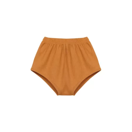 Waffle Shorts-Orange